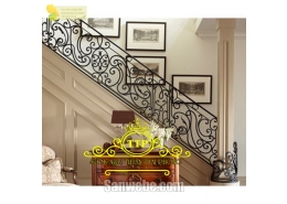 Cầu thang mỹ thuật đậm nét Châu Âu