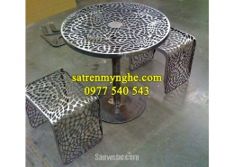 Bàn ghế sắt 21