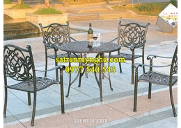 Bàn ghế sắt 23