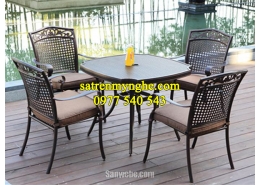 Bàn ghế sắt 25