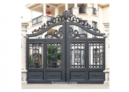 Cửa cổng sắt mỹ thuật 27