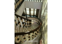 Cầu thang sắt nhà phố